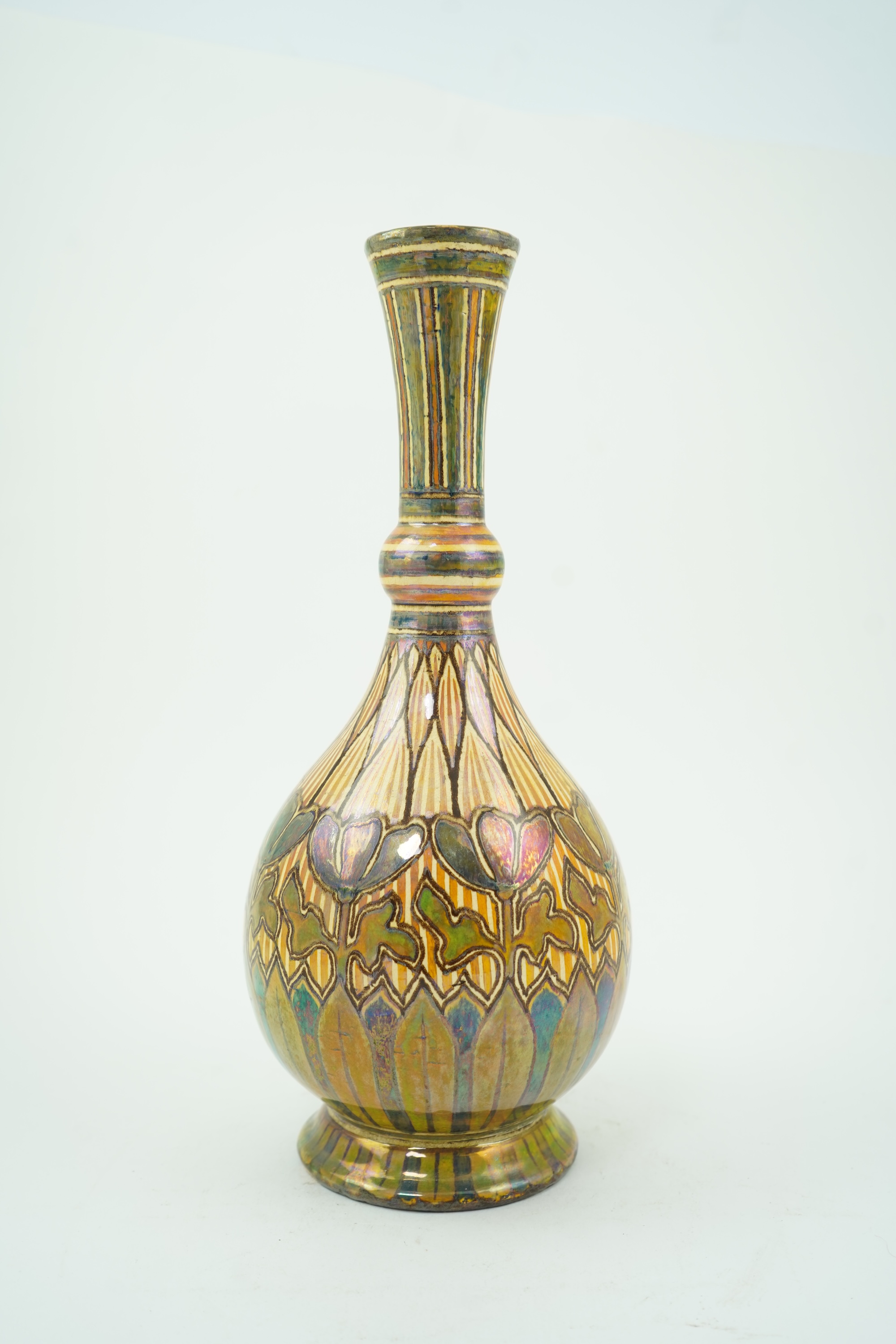 Maw & Co., Jackfield, Salop: A lustre ware art pottery vase